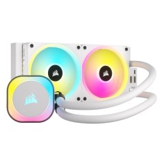 Vendita Corsair Dissipatori Liquido Aio Per Cpu Cooler Corsair iCUE H100i RGB 240mm White Dissipatore Liquido Aio CW-9061005-...