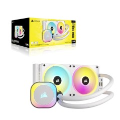 Vendita Corsair Dissipatori Liquido Aio Per Cpu Cooler Corsair iCUE H100i RGB 240mm White Dissipatore Liquido Aio CW-9061005-...