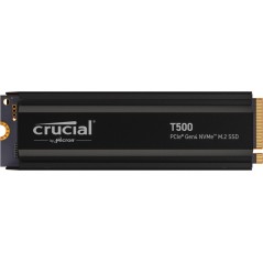 Vendita Crucial Hard Disk Ssd M.2 Crucial 2TB T500 CT2000T500SSD5 PCIe M.2 NVME PCIe 4.0 x4 Heatsink CT2000T500SSD5