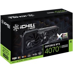 Vendita Inno3D Schede Video Nvidia Inno3D GeForce® RTX 4070 Ti 16GB SUPER ICHILL X3 C407TS3-166XX-186148H