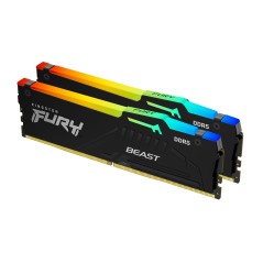 Vendita Kingston Technology Memoria Ram Ddr5 Memoria Ram Kingston Ddr5 16GB 5600 Kingston FURY Beast RGB EX KF556C36BBEAK2-16...