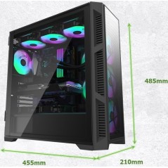 Vendita RAIJINTEK Case RAIJINTEK PONOS ULTRA MS Black 0R20B00226