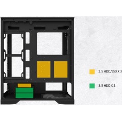 Vendita RAIJINTEK Case RAIJINTEK PONOS ULTRA WHITE TG 0R20B00227