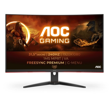 Vendita Aoc Monitor Led Monitor 32 AOC Gaming C32G2ZE DisplayPort 240Hz C32G2ZE