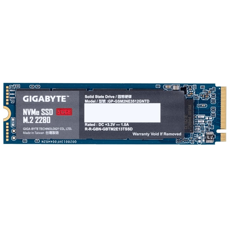 GIGABYTE M.2 512GB M.2 PCIe GP-GSM2NE3512GNTD