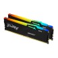 Memoria Ram DDR5 16GB 5600 Kingston FURY Beast RGB KF556C40BBAK2-16 2x8GB