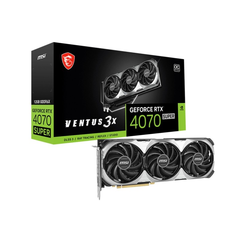 MSI GeForce® RTX 4070 Super 12GB Ventus 3X OC