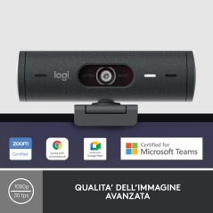 Vendita Logitech Webcam Webcam Logitech Brio 500 Full HD 1080p (960-001422) 960-001422