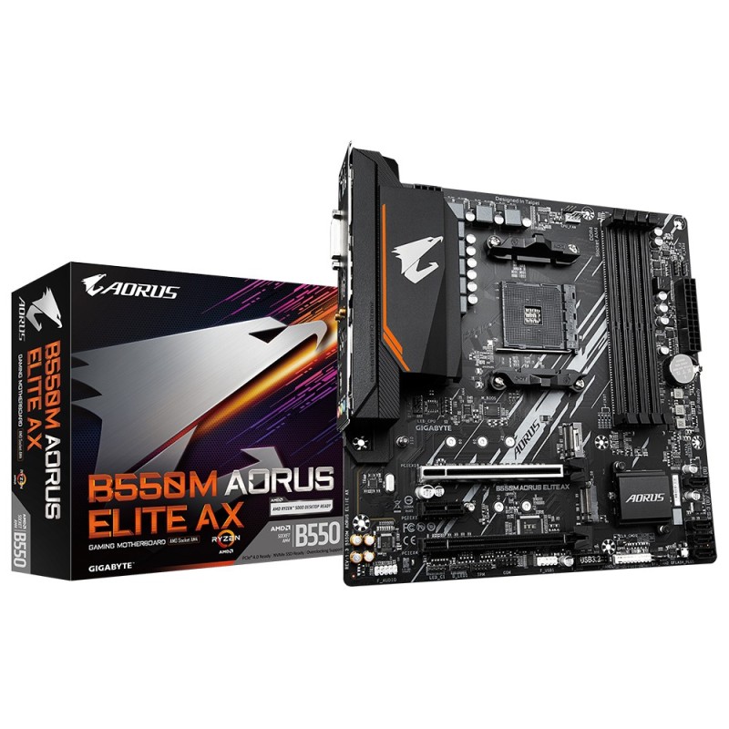 Gigabyte AM4 GA-B550M AORUS ELITE AX