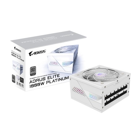 Vendita Gigabyte Alimentatori Per Pc Alimentatore Pc Gigabyte AORUS ELITE P1000W - 1000W Platinum White GP-AE1000PM PG5 ICE