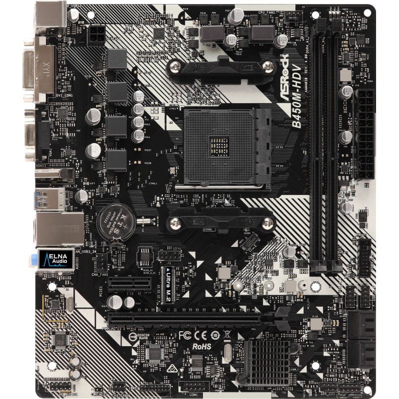 Motherboard Asrock AM4 B450M-HDV R4.0