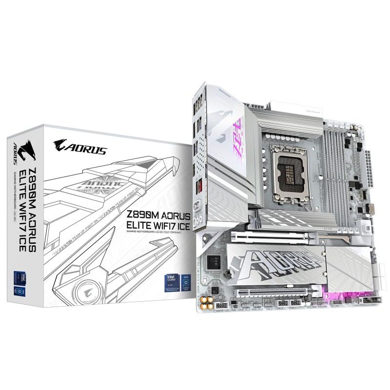 Gigabyte 1851 GA-Z890M A ELITE WF7 ICE