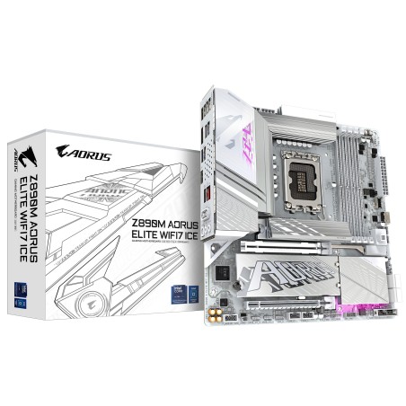 Vendita Gigabyte Schede Madri Socket 1851 Intel Gigabyte 1851 GA-Z890M A ELITE WF7 ICE Z890M A ELITE WF7 ICE