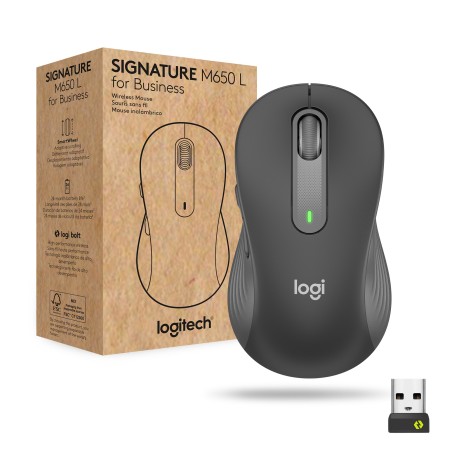 Vendita Logitech Mouse Mouse Logitech Signature M650 for Business Wireless Graphit (910-006274) 910-006274