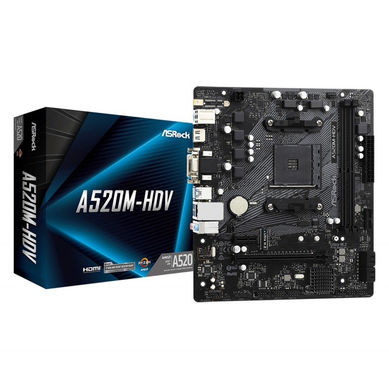 Motherboard Asrock AM4 A520M-HDV