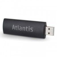 Atlantis Land A08-LS1552-W lettore di codici a barre Lettore di codici a barre portatile 1D/2D Laser Nero